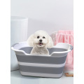 Multifunctional pet folding bathtub pet bathtub